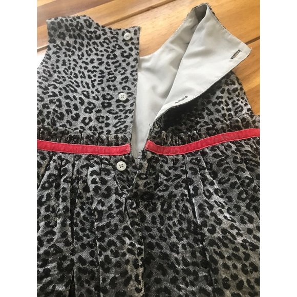 Girl JUST ONE YOU BY CARTER'S 18 MONTH BLACK & SILVER SPARKLY With Red Bow DRESS - Picture 7 of 8